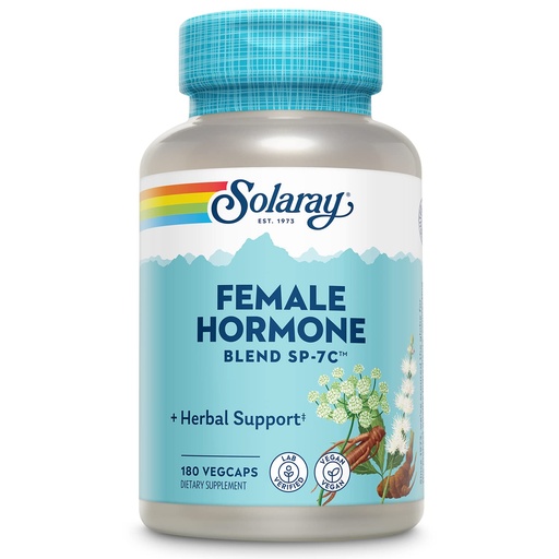 [BRSWIZYPDICQYCY5] SOLARAY Female Hormone Blend SP-7C, Herbal Blend Includes Black Cohosh, Dong Quai, Passion Flower, Saw Palmetto, Wild Yam & More 180 VegCaps