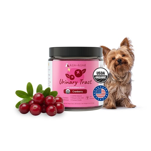 [BRSWGZYRCQCAM3QV] kin+kind Pet Vitamins and Supplements - Immune Support Supplement for Dogs & Cats - Natural Dog Supplements & Cat Supplements w/Organic Ingredients for Healthy Immunity - Made in USA - 4 oz (Medium)