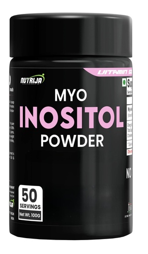 [BRSRAGIPAAMAAH36] NutriJa Myo Inositol Powder (Vitamin B8) 100 Grams 50 Servings