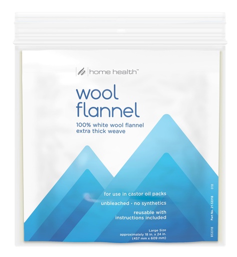 [BRSWIYTYDEJQOC3U] Wool Flannel, 12X18 inches, Small by Home Health