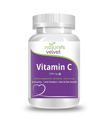 [BRSWKEAHA4DQ2E34] Natures Velvet Lifecare Vitamin C, 60 Tablets - Pack of 1