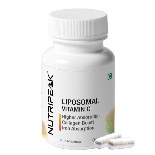 [BRSRYYDRDIAROCDX] Liposomal Vitamin C Capsules, 80mg, High Absorption, Immune & Collagen Support, GMO Free, Gluten Free, 60 Veg Capsules