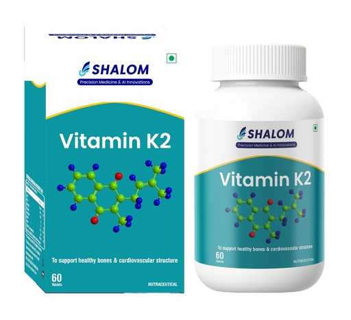[BRSRGGAPBAIGCDT7] Vitamin K2 – Supports Bone Strength, Heart & Vascular Health – Synergistic with Calcium & Vitamin D – High Absorption – Plant-Based Supplement for Men & Women 60 Tablets