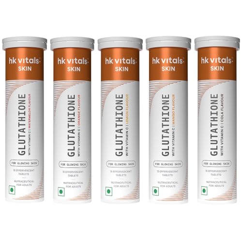 [BRSRYFLQAQCWAFDZ] hk vitals Glutathione, 5 x 15 Effervescent Tablets