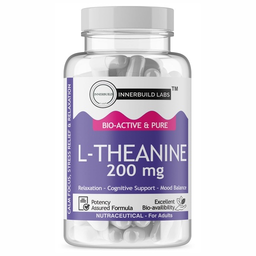 [BRSRECDQDIIQOE32] L-Theanine Capsules | 200mg | 30 Capsules | Relaxation & Focus Support