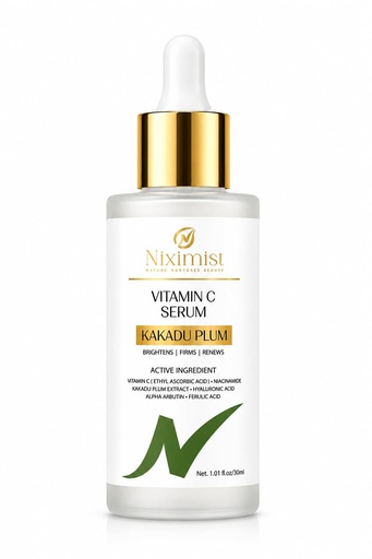[BRSRGCD6B4MGGD3O] Vitamin C Face Serum for Glowing Skin | Brightening & Dark Spot Care | Vitamin C, Hyaluronic Acid & Niacinamide | Lightweight Daily Serum | For Men & Women | 30ml