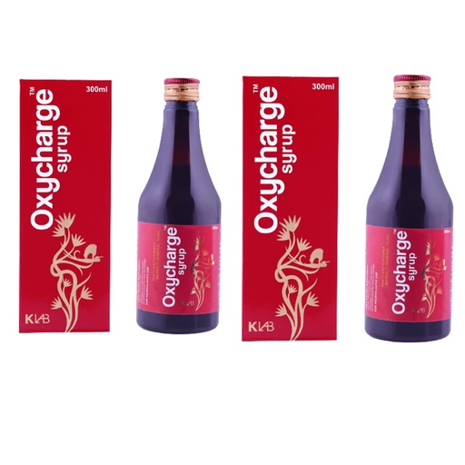 [BRSROYDYBANQYF34] OXYCHARGE Syrup Multivitamin, Vitamins, Minerals, Beta Carotene, Ginseng For Immunity & Energy For Men & Women (Pack 2) 600 Syrup