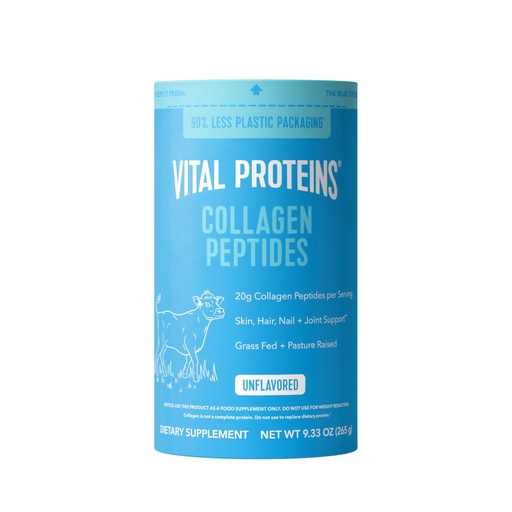 [BRSW2AAYAEAQMGTZ] Vital Proteins Collagen Peptides Powder - Supports Hair, Nail, Skin, Bone & Joint Health, Unflavored, Collagen Protein 9.33 OZ