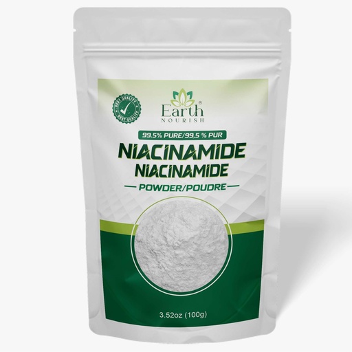 [BRSRABIQOEIR6C3B] Niacinamide Powder 3.52 Oz / 100g – Cosmetic-Grade Ingredient for DIY Skincare, Serums, Creams, and Formulations