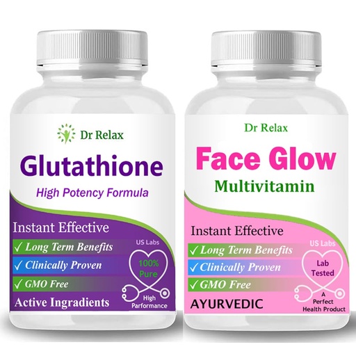 [BRSRAGD7OJ7A23LK] Extra Special Glutathione & FaceGlow Multivitamin Capsule - Full of Antioxidants and Powerful Extracts of Vitamins for Skin, Hydration| Collagen Veg Supplement