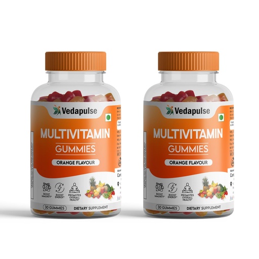 [BRSRE2QYPJ6BYEQV] Daily Multivitamin Gummies | For Adults (Men & Women) | No Added Sugar | Herbal Extracts | Vitamins & Minerals | Boosts Immunity & Stamina | 60 Gummies