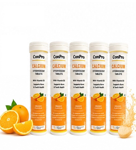 [BRSRYEAKOJ7AAF32] L-Carnitine Effervescent Tablets | Orange Flavour (Pack of 15)