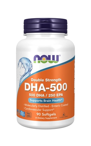 [BRSWI2QGDMPWY2DY] NOW Foods DHA-500, 90 Softgels (Pack of 2)