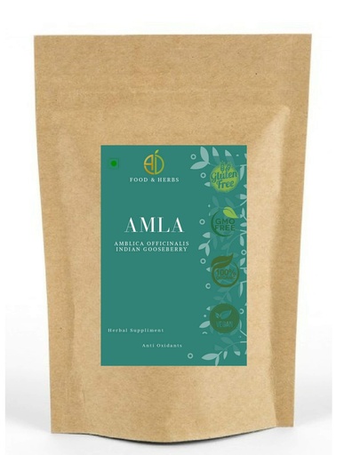 [BRSWGAI2C57QIFI6] A D Food & Herbs Organic Dry Amla/Indian Gooseberry (50 Gms)