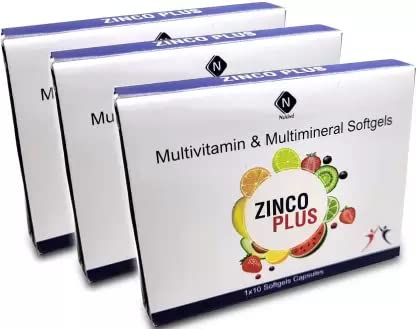 [BRSRMHAYOZ5BO3TL] Nukind Zinco Plus Daily Multivitmain And Multimineral Softgels For Men And Women (30)