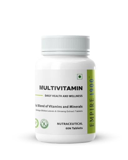 [BRSROAQLCV4BY3A2] EMPIRE 1900 Multivitamin (Antioxidants) | Daily Health Supplements | Healthy for Men and Women | Supports Immunity, Energy, Heart, and Brain | Vegetarian, Gluten-Free | (60 Vegetarian Tablets)