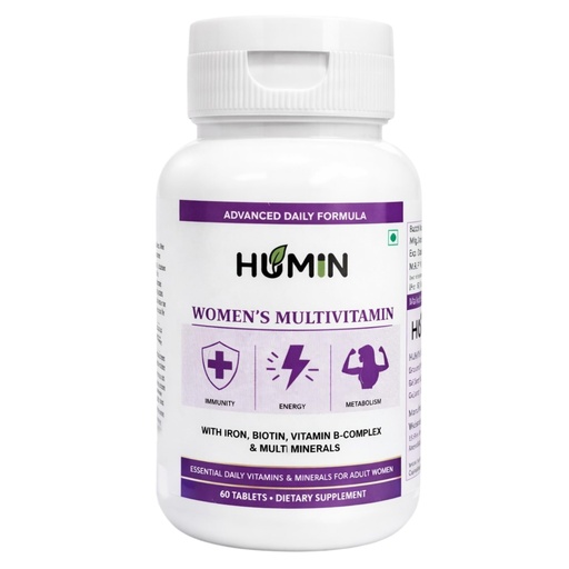 [BRSRGAYHAANBGALB] Multivitamin for Women with, Vitamins A C D & B-Complex, Multiminerals Tablets for Daily Nutritional Support, 60 Tablets