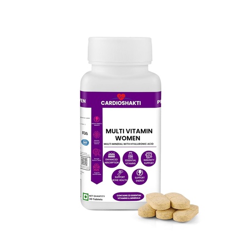 [BRSRGCA7DIDROEYZ] Cardio Shakti Daily Women Nutrition Formula | Multivitamin & Mineral Supplement