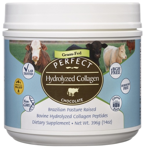[BRSRMYIOPICR6CD2] Perfect Supplements - Perfect Hydrolyzed Collagen Chocolate – 396 Grams – Bovine Hydrolyzed Collagen Peptides – Pesticide & Hormone Free – Brazilian Pasture Raised
