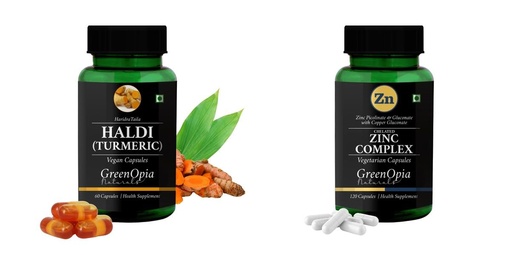 [BRSRYFQZB4CWGG3A] Haldi Oil Zinc Complex Wellness Daily Vitality |60 CAPSULES