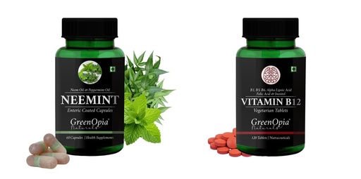 [BRSRYFQZCIHRQDT7] Neemint Oil Vitamin B12 Tablets Wellness Daily Vitality |60 CAPSULES