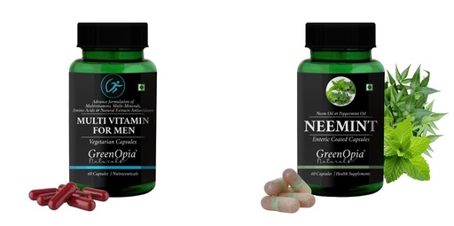 [BRSRYFQZCMHW2E36] Multivitamins For Men Neemint Oil Wellness Daily Vitality |60 CAPSULES