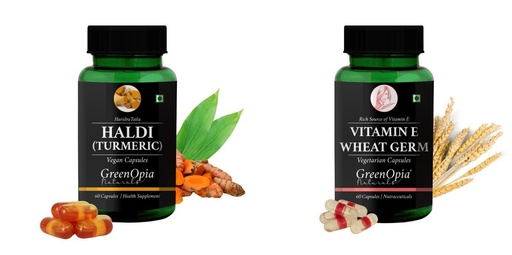 [BRSRYFQZBFYRE2TF] Haldi Oil Vitamin E Wheat Germ Wellness Daily Vitality |60 CAPSULES