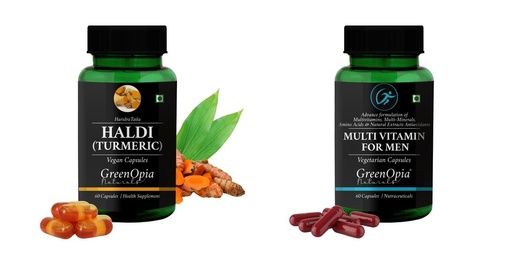 [BRSRYFQZAQMQYYDJ] Haldi Oil Multivitamins For Men Wellness Daily Vitality |60 CAPSULES