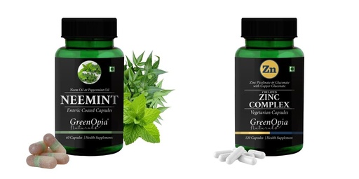 [BRSRYFQZAQCBU2TU] Neemint Oil Zinc Complex Wellness Daily Vitality |60 CAPSULES