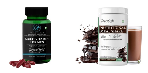 [BRSRYFQZAR6G2E3A] Multivitamins For Men Nutritional Meal Shake Chocolate Wellness Daily Vitality |60 CAPSULES