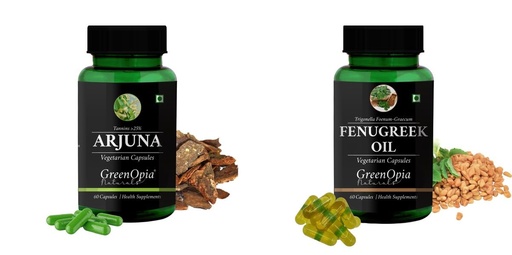 [BRSRYFQZA4MB43Q7] Arjuna Fenugreek Oil Wellness Daily Vitality |60 CAPSULES