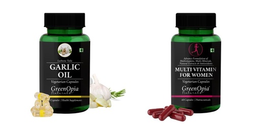 [BRSRYFQZA4CQ2HTF] Garlic Oil Multivitamins For Women Wellness Daily Vitality |60 CAPSULES