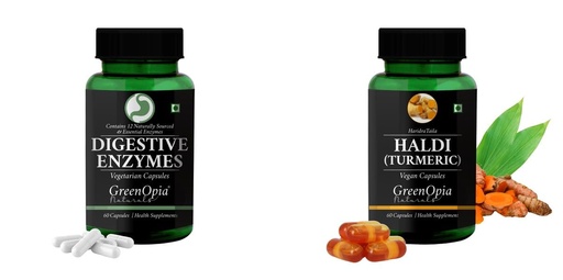 [BRSRYFQZOQIBSHTD] Digestive Enzymes Haldi Oil Wellness Daily Vitality |60 CAPSULES
