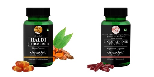 [BRSRYFQZBYFGYAL6] Haldi Oil L Glutathione Reduced Wellness Daily Vitality |60 CAPSULES