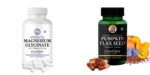 [BRSRYFQZA4DQMHTZ] Magnesium Glycinate Forte Tablets Pumpkin Oil Wellness Daily Vitality |60 CAPSULES
