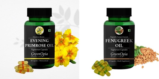 [BRSRYFQZAV5AGCQU] Evening Primrose Oil Fenugreek Wellness Daily Vitality |60 CAPSULES