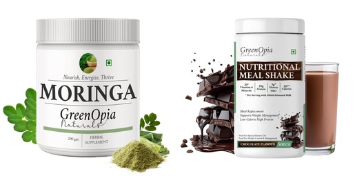 [BRSRYFQZBEHQO2TA] Moringa Oleifera Powder Nutritional Meal Shake Chocolate Wellness Daily Vitality |60 CAPSULES