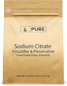 [BRSWYFA7AEHRO2TH] Pure Original Ingredients Sodium Citrate (4 oz) Preservative & Emulsifier for Molecular Gastronomy