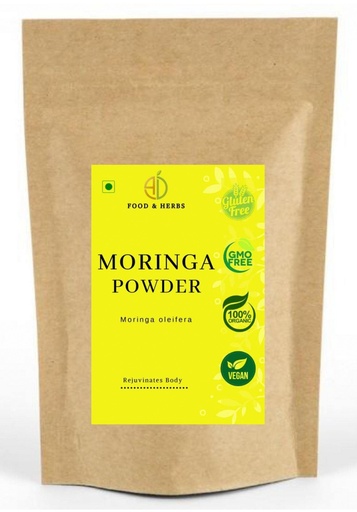 [BRSWYHYNDIPA4CTZ] A D Food & Herbs Organic Moringa/Drumstick Plant/Moringa Oleifera Leaves Powder (100 Gms)