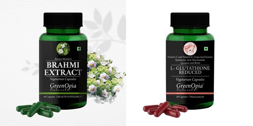 [BRSRYFQZBFYWODY6] Brahmi L Glutathione Reduced Wellness Daily Vitality |60 CAPSULES
