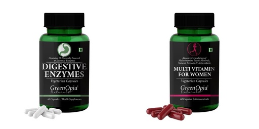 [BRSRYFQZAQNGG3DV] Digestive Enzymes Multivitamins For Women Wellness Daily Vitality |60 CAPSULES