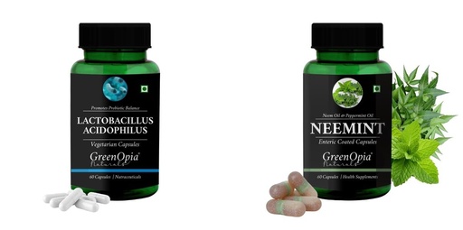 [BRSRYFQZORYGCHLL] Lactobacillus Neemint Oil Wellness Daily Vitality |60 CAPSULES