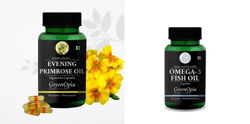 [BRSRYFQZAAHWOF3B] Evening Primrose Oil Fish Wellness Daily Vitality |60 CAPSULES