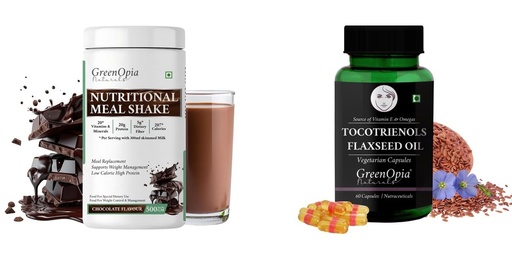 [BRSRYFQZCICBQYLP] Nutritional Meal Shake Chocolate Tocotrienols Flaxseed Oil Wellness Daily Vitality |60 CAPSULES