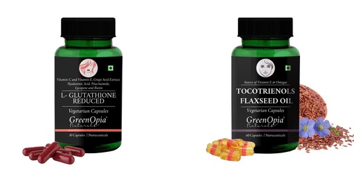 [BRSRYFQZAV5BMCIV] L Glutathione Reduced Tocotrienols Flaxseed Oil Wellness Daily Vitality |60 CAPSULES