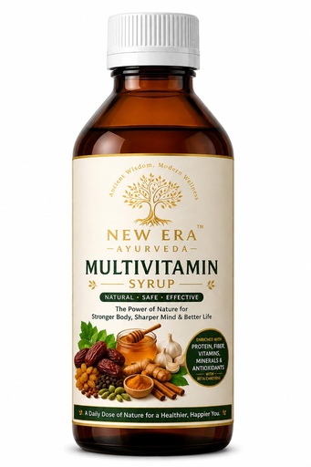 [BRSRYZQLCQORQEQ4] New Era Ayurveda Multivitamin Syrup, 200 ml
