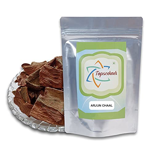 [BRSW2YDYCQPBAELB] Arjuna (Chaal) - Arjun Chhal - Arjuna Bark - White Marudah - Terminalia Arjuna, 100 Grams Pack