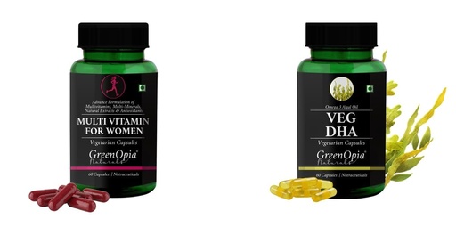 [BRSRYFQZBV7BYD32] Multivitamins For Women Veg Dha Wellness Daily Vitality |60 CAPSULES
