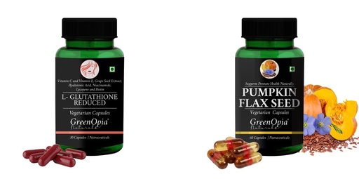 [BRSRYFQZBAMB4GT6] L Glutathione Reduced Pumpkin Oil Wellness Daily Vitality |60 CAPSULES
