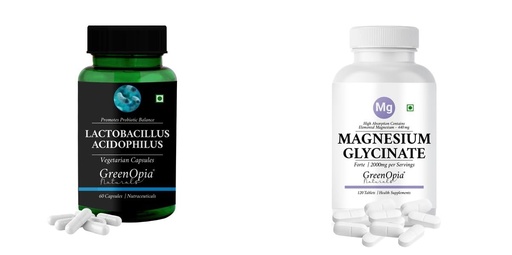 [BRSRYFQZABYGEFY4] Lactobacillus Magnesium Glycinate Forte Tablets Wellness Daily Vitality |60 CAPSULES